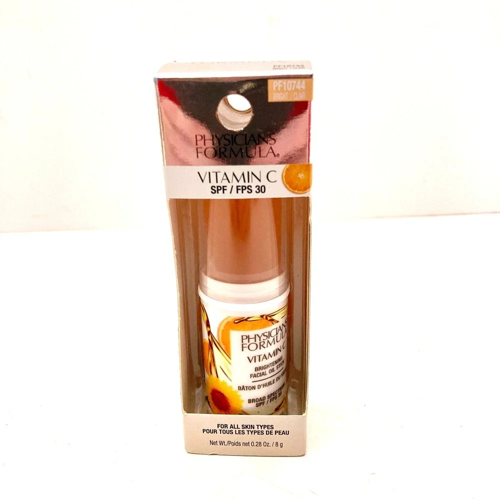 PHYSICIANS FORMULA Vitamin C Brightening‎ Facial Oil Stick SPF 30 #PF10744 NEW